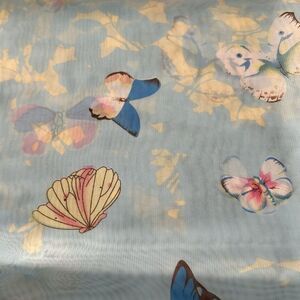 Pastel Butterfly Scarf NWOT